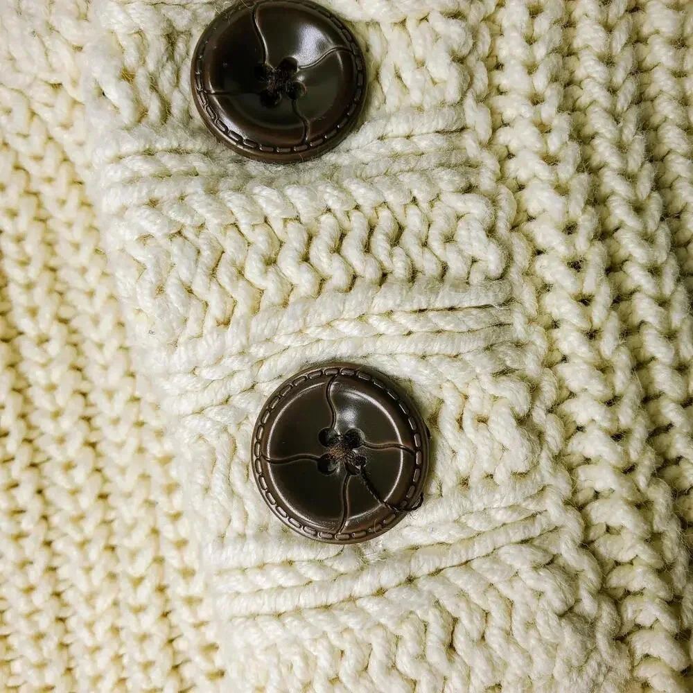 Gymboree Cream Toddler Boys Cable Knit Sweater Size XS (3-4)